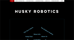 Desktop Screenshot of huskyrobotics.com