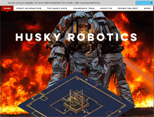 Tablet Screenshot of huskyrobotics.com