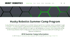 Desktop Screenshot of huskyrobotics.org